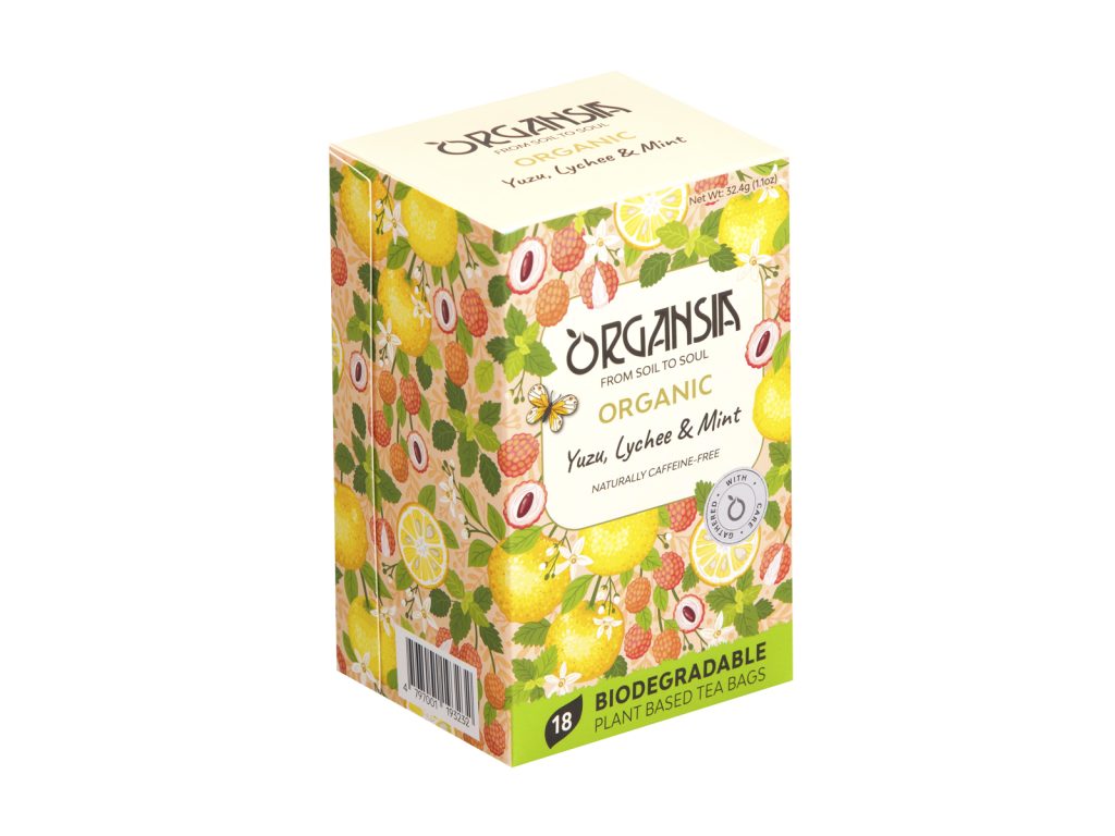 BIO ORGANSIA YUZU LICSI & MENTA TEA FILTERES 18DB