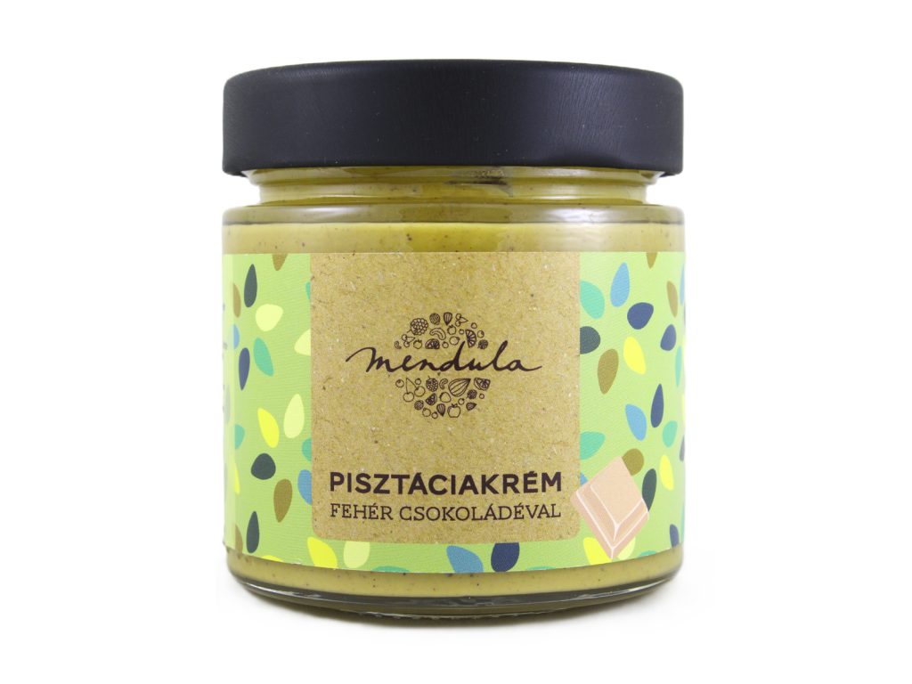MENDULA PISZTÁCIAKRÉM FEHÉR CSOKOLÁDÉVAL 180G