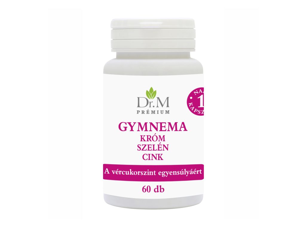 DR.M PRÉMIUM GYMNEMA + SZELÉN + CINK KAPSZULA 60DB