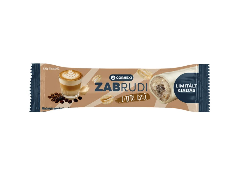 CORNEXI ZABRUDI LATTE ÍZŰ TÖLTÖTT, FEHÉRBEVONATTAL LIMITÁLT KIADÁS 30G