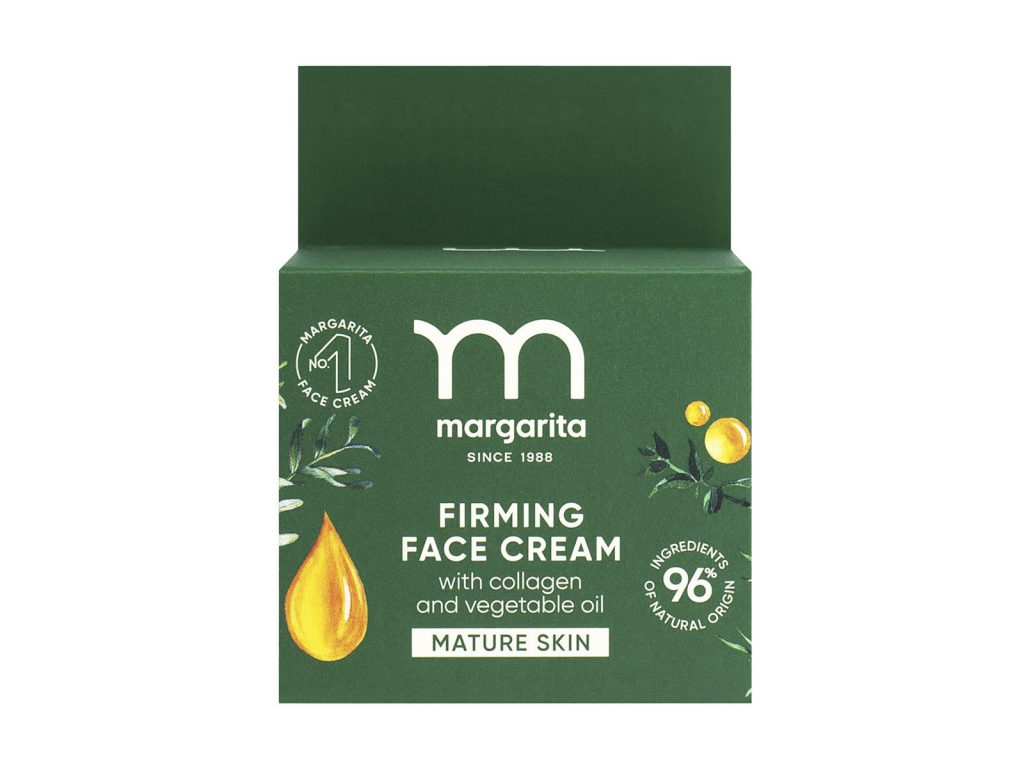 MARGARITA FESZESÍTŐ ARCKRÉM KOLLAGÉNNEL ÉS NÖVÉNYI OLAJJAL 50ML