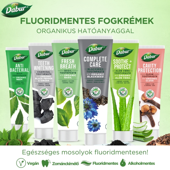 DABUR: Gyönyörű mosolyok fluoridmentesen