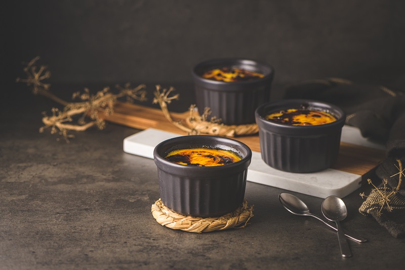 Rém brûlée - Halloweeni tökös crème brûlée