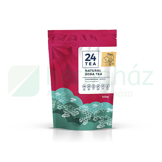 24TEA NATURAL SOBA HAJDINA TEA MÉZESKALÁCS-ALMA 100G