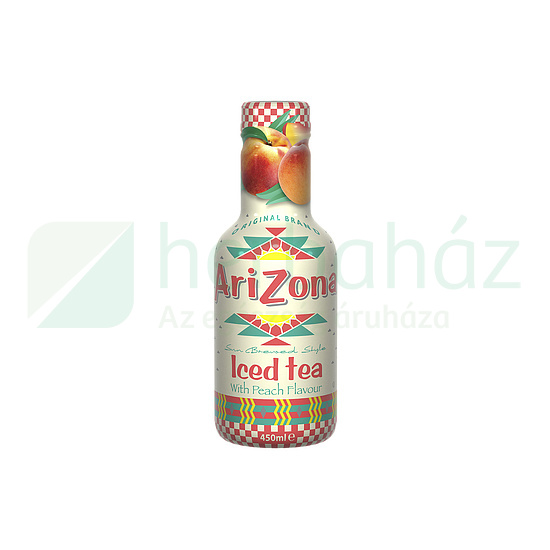 ARIZONA SZÉNSAVMENTES ÜDÍTŐ BARACK IZŰ FEKETE TEA 450ML DRS+50FT BETÉTDÍJ