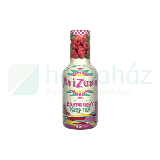 ARIZONA SZÉNSAVMENTES ÜDÍTŐ MÁLNA IZŰ FEKETE TEA 450ML DRS+50FT BETÉTDÍJ