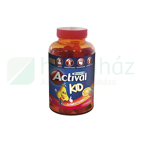 BÉRES ACTIVAL KID MULTIVITAMIN GUMIVITAMIN 90DB