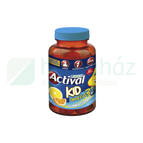 BÉRES ACTIVAL KID OMEGA-3 GUMIVITAMIN 50DB