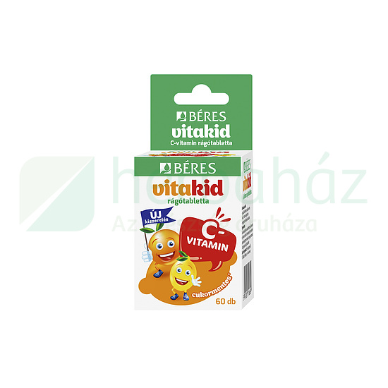 BÉRES VITAKID C-VITAMIN RÁGÓTABLETTA 60DB