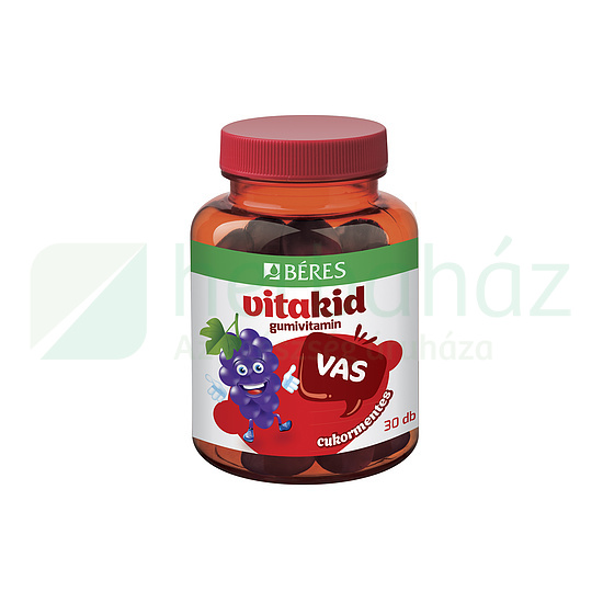 BÉRES VITAKID VAS GUMIVITAMIN 30DB