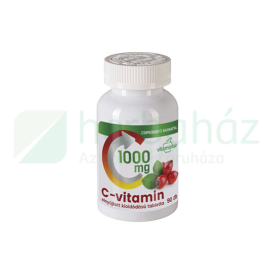 BÉRES VITAMINTÁR C-VITAMIN 1000MG CSIPKEBOGYÓ KIVONATTAL TABLETTA 90DB