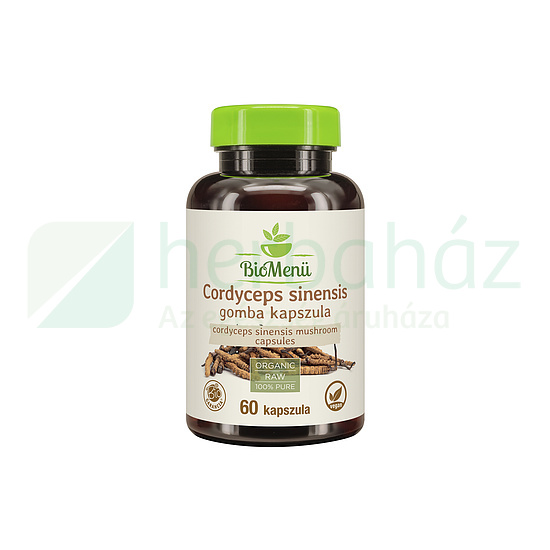 BIO BIOMENÜ CORDYCEPS SINENSIS GOMBA KAPSZULA 60DB