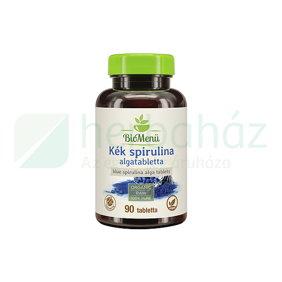 BIO BIOMENÜ KÉK SPIRULINA ALGA TABLETTA 90DB