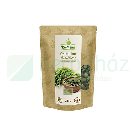 BIO BIOMENÜ SPIRULINA ALGA TABLETTA 250G