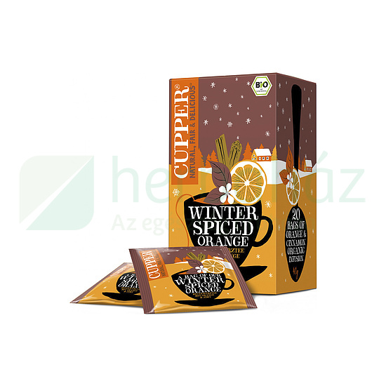 BIO CUPPER TEA WINTER SPICED ORANGE-TÉLI FŰSZERES NARANCS FILTERES 20DB