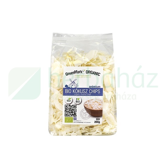 BIO GREENMARK KÓKUSZCHIPS NATÚR 200G