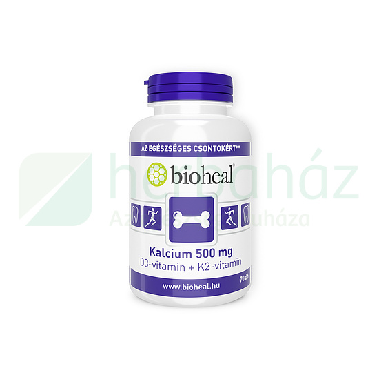 BIOHEAL KALCIUM 500MG + D3-VITAMIN + K2-VITAMIN 70DB