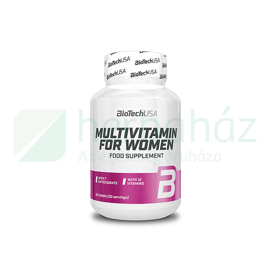 BIOTECHUSA MULTIVITAMIN FOR WOMEN ÚJ 60DB