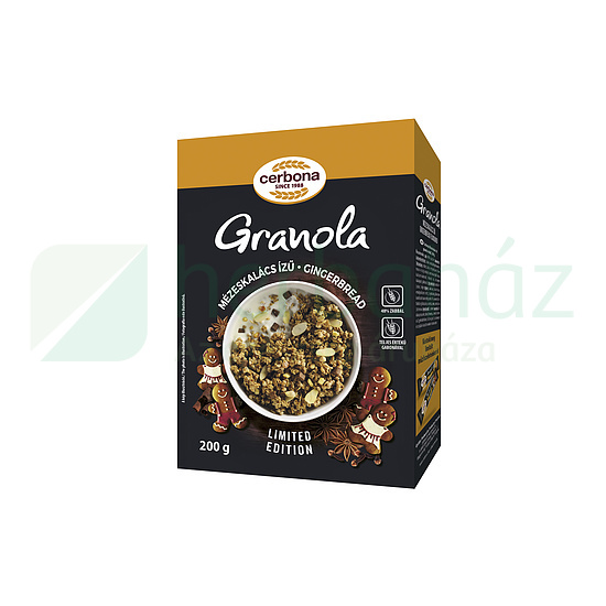 CERBONA GRANOLA MÉZESKALÁCS ÍZŰ 200G