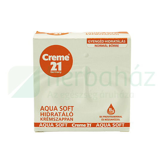 CREME 21 AQUA SOFT HIDRATÁLÓ SZAPPAN NORMÁL BŐRRE 125G