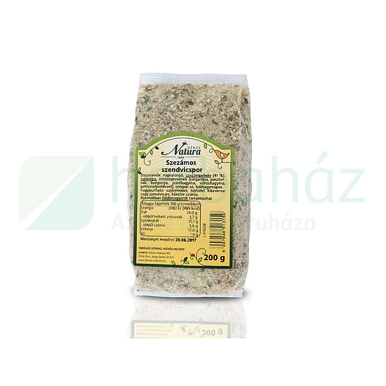 DÉNES NATURA SZEZÁMOS SZENDVICSPOR 200G