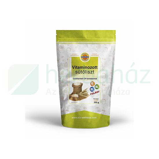 DIA-WELLNESS VITAMINOZOTT SÜTŐLISZT CSÖKKENTETT CH-TARTALOMMAL 500G