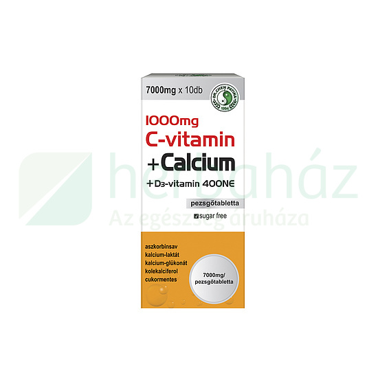 DR.CHEN C-VITAMIN 1000MG+KALCIUM 170MG+D-VITAMIN 400NE PEZSGŐTABLETTA 10DB