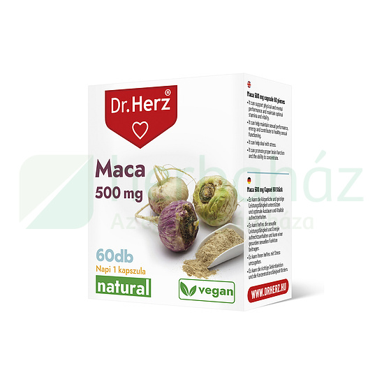 DR. HERZ MACA 500MG KAPSZULA 60DB