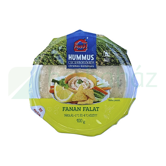 FANAN FALAT HUMMUS CSICSERIBORSÓKRÉM CITROMOS-KÖMÉNYES 100G[H]