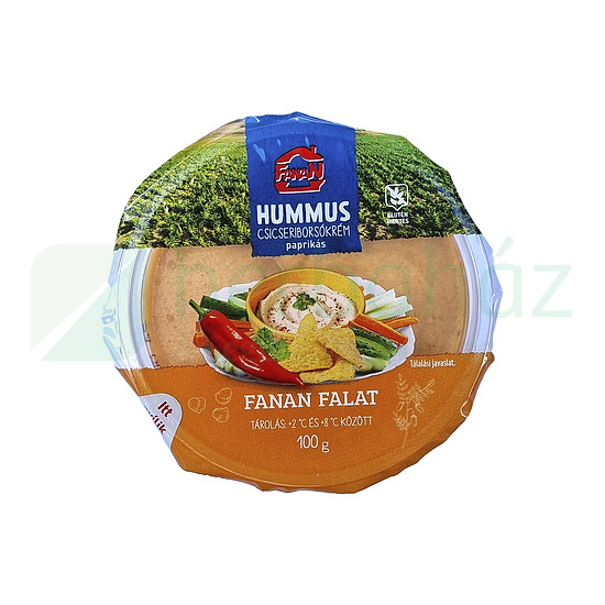 FANAN FALAT HUMMUS CSICSERIBORSÓKRÉM SÜLT PAPRIKÁS 100G[H]