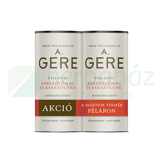 GERE VILLÁNYI KÉKSZŐLŐMAG ÉS -HÉJ MIKROŐRLEMÉNY 2X150G