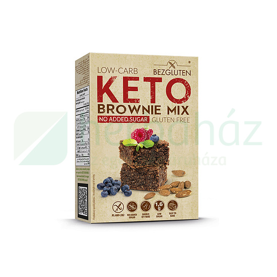 GLUTÉNMENTES BEZGLUTEN KETO BROWNIE LISZTKEVERÉK HCN 150G