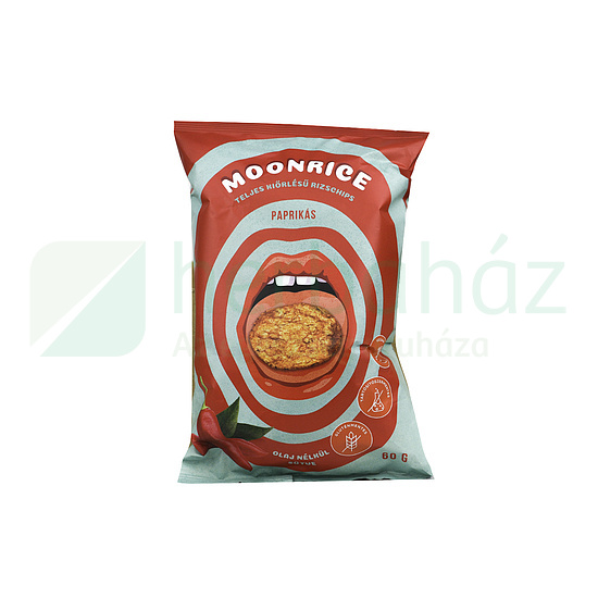 GLUTÉNMENTES MOONRICE RIZSCHIPS PAPRIKÁS 60G