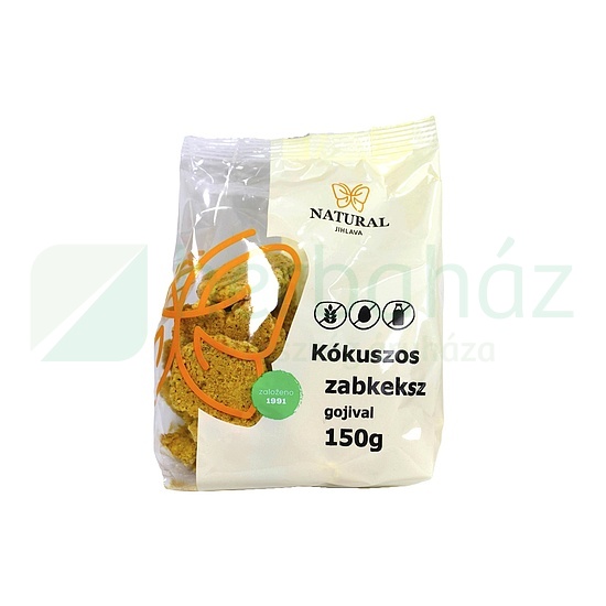 GLUTÉNMENTES NATURAL ZABKEKSZ KÓKUSSZAL ÉS GOJIVAL 150G