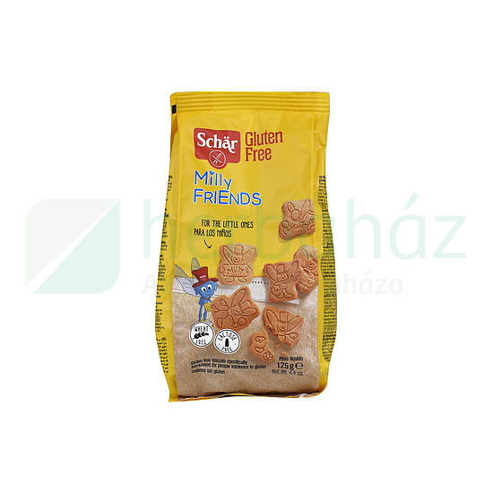 GLUTÉNMENTES SCHAR MILLY FRIENDS KEKSZEK 125G