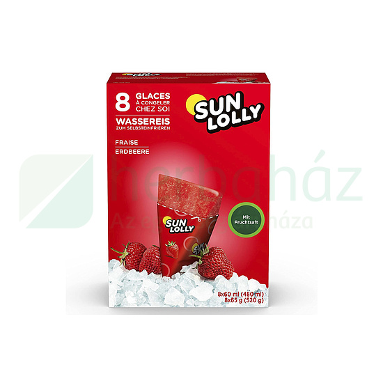 GLUTÉNMENTES SUNLOLLY JÉGKRÉM EPER ÍZBEN LAKTÓZMENTES 480ML