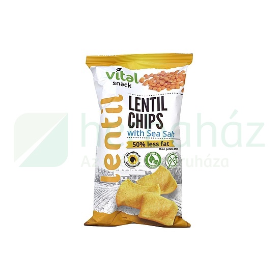 GLUTÉNMENTES VITÁL LENCSE CHIPS TENGERI SÓVAL 65G