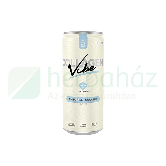 GM COLLAGEN VIBE ANANÁSZ-KÓKUSZ ÍZŰ SZÉNSAVAS ÜDÍTŐITAL KOLLAGÉNNEL 330ML DRS+50FT BETÉTDÍJ