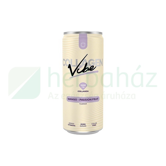 GM COLLAGEN VIBE MANGO ÉS MARACUJA ÍZŰ SZÉNSAVAS ÜDÍTŐITAL KOLLAGÉNNEL 330ML DRS+50FT BETÉTDÍJ