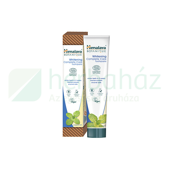 HIMALAYA BOTANIQUE NATÚR FEHÉRÍTŐ TELJES KÖRŰ VÉDELMET BIZTOSÍTÓ BORSMENTÁS FOGKRÉM 75ML