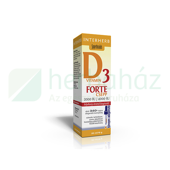 INTERHERB D3 VITAMIN FORTE CSEPP 20ML