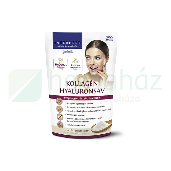 INTERHERB KOLLAGÉN&HYALURONSAV ITALPOR NATÚR 400G