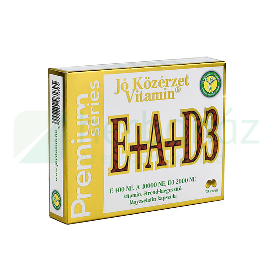 JÓ KÖZÉRZET PRÉMIUM E+A+D3 VITAMIN 30DB