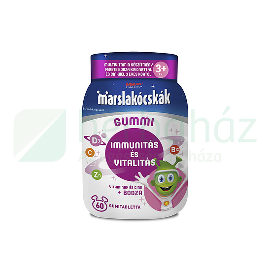 MARSLAKÓCSKÁK GUMIVITAMIN BODZÁVAL 60DB