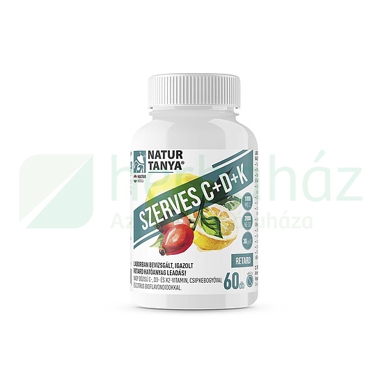 NATUR TANYA SZERVES C 1000MG+D3 2000NE+K2 RETARD VITAMIN 60DB