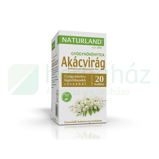 NATURLAND TEA FEHÉR AKÁCVIRÁG FILTERES 20DB