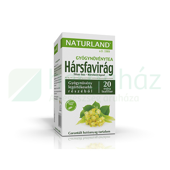 NATURLAND TEA HÁRSFAVIRÁG FILTERES 20DB