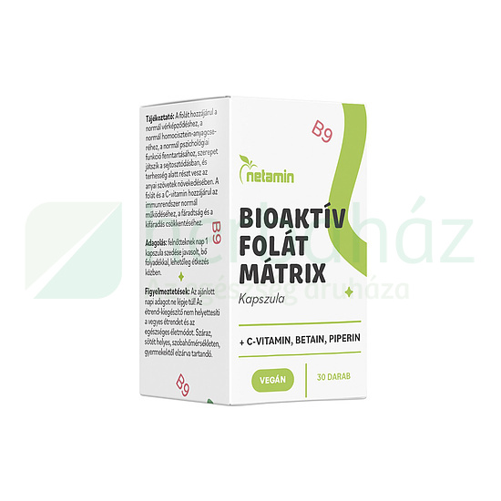 NETAMIN BIOAKTÍV FOLÁT MÁTRIX KAPSZULA 30DB