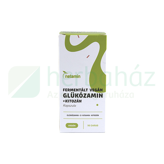 NETAMIN FERMENTÁLT VEGÁN GLÜKOZAMIN + KITOZÁN KAPSZULA 90DB