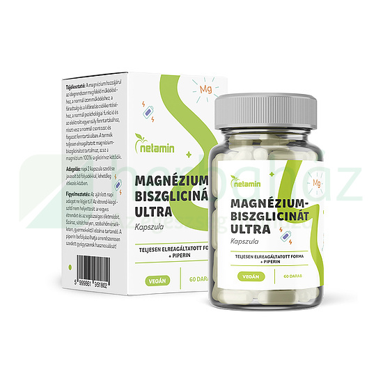 NETAMIN MAGNÉZIUM-BISZGLICINÁT ULTRA KAPSZULA 60DB